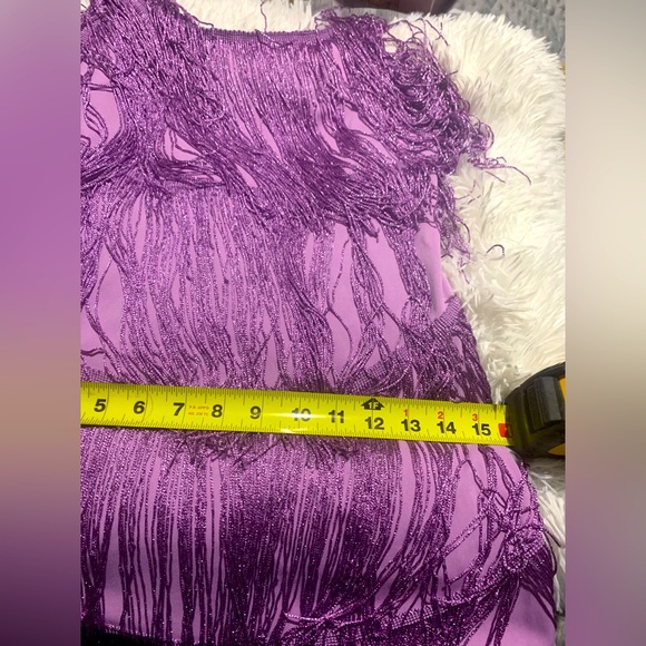 Sexy Style Backless Skirt Women Sleeveless Glitter Tassel Long Sling Dresses - Picture 7 of 7